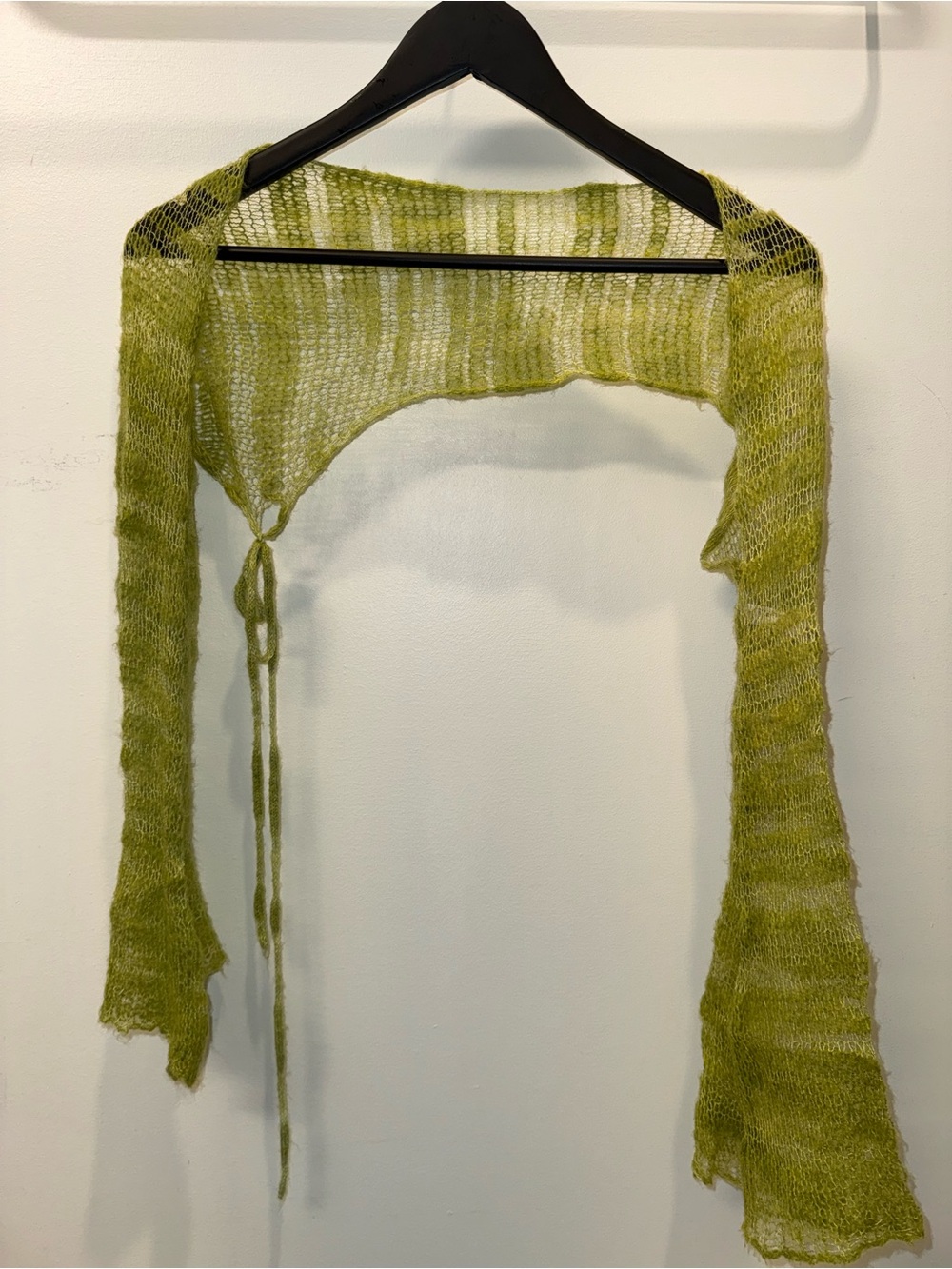 Urban Outfitters Lightweight Olive Green Knit Shrug/Bolero